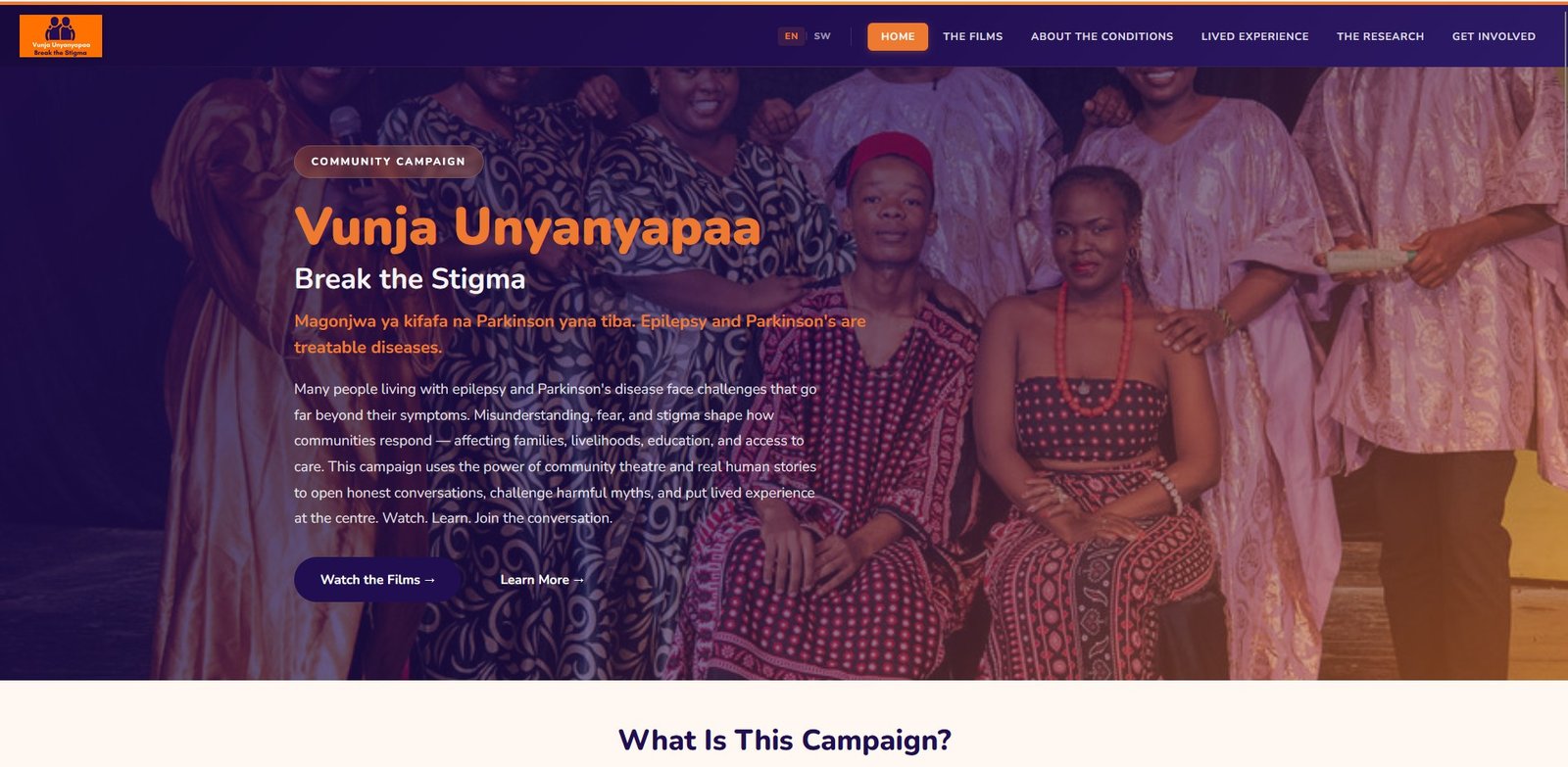 Community Campaign Website